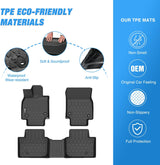 Nilight TPE Floor Mats for Toyota Crown 2023 2024 2025 2026 / Toyota Crown Signia 2025 2026, All Weather Custom Fit Heavy Duty Floor Liners, view 3