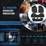 Nilight TPE Floor Mats for Toyota Highlander (Not for Hybrid) 2008 2009 2010 2011 2012 2013 All Weather Custom Fit Heavy Duty Floor Liners, view 5