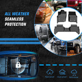Nilight TPE Floor Mats for Toyota Tacoma 2024 2025 2026 Double Cab (Not for Hybrid) All Weather Custom Fit Heavy Duty Floor Liners, view 5