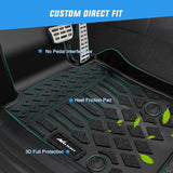 Nilight TPE Floor Mats for Volkswagen Tiguan 2009 2010 2011 2012 2013 2014 2015 2016 2017 All Weather Custom Fit Heavy Duty Floor Liners, view 2