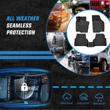 Nilight TPE Floor Mats for Volkswagen Tiguan 2009 2010 2011 2012 2013 2014 2015 2016 2017 All Weather Custom Fit Heavy Duty Floor Liners, view 6