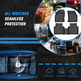 Nilight TPE Floor Mats for Volkswagen Tiguan 2018 2019 2020 2021 2022 2023 2024, All Weather Custom Fit Heavy Duty Floor Liners, view 5