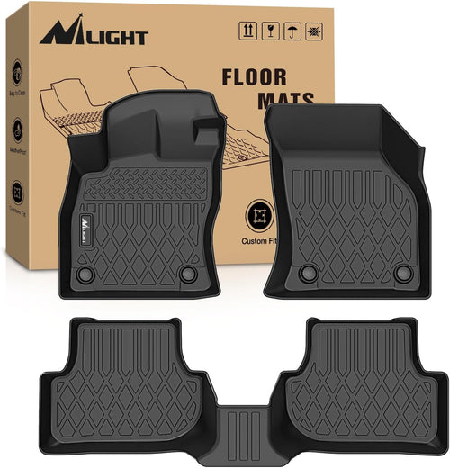 Nilight TPE Floor Mats for Volkswagen VW Golf GTI Golf R 2022 2023 2024 2025, All Weather Custom Fit Heavy Duty Floor Liners