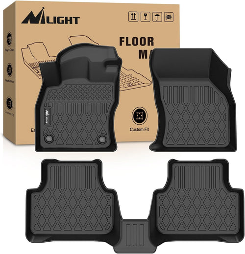 Nilight TPE Floor Mats for Volkswagen VW Jetta 2019 2020 2021 2022 2023 2024 2025 2026 All Weather Custom Fit Heavy Duty Floor Liners