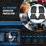 Nilight TPE Floor Mats for Volkswagen VW Jetta 2019 2020 2021 2022 2023 2024 2025 2026 All Weather Custom Fit Heavy Duty Floor Liners, view 5