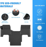 Nilight TPE Floor Mats for Volvo VNL 300 430 630 670 730 780 2004-2018 Volvo VT Models 2006-2010 All Weather Custom Fit Heavy Duty Floor Liners, view 3