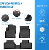 Nilight TPE Floor Mats for Volvo XC40 (Not for Recharge) 2019 2020 2021 2022 2023 2024 2025, All Weather Custom Fit Heavy Duty Floor Liners, view 3