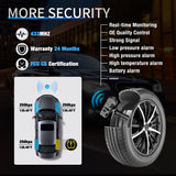 Nilight TPMS Sensor Compatible with 2010 2011 2012 2013 2014 2015 2016 2017 2018 2019 2020 Dodge Chrysler Jeep 2012-2019 Fiat 500 2011-2013 Ram 433Mhz Tire Pressure Monitoring Sensors, view 5