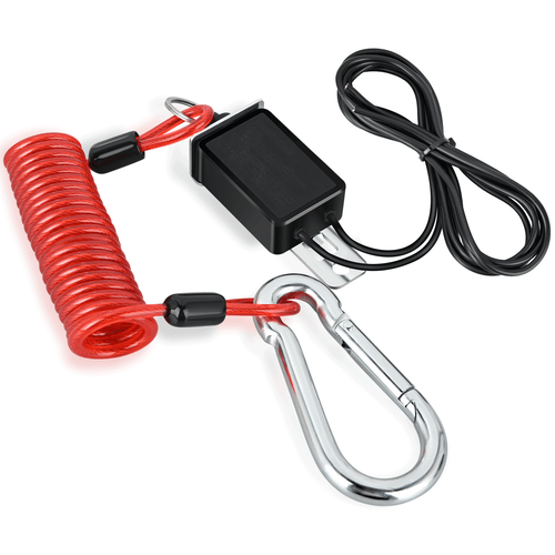 Nilight Trailer Breakaway Switch with 4FT Spring Coiled Cable