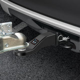 Nilight Trailer Hitch Ball Mount Fits 2-1/2 Inch Receiver Square | with 5/8 Inch Hitch Pin Clip 15000 lbs 2 Inch Drop 1/2 Inch Rise, 1-1/4-Inch Hole, Gloss Black Powder Coat, view 6
