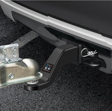 Nilight Trailer Hitch Ball Mount Fits 2-1/2 Inch Receiver Square | with 5/8 Inch Hitch Pin Clip 15000 lbs 4 Inch Drop, 2-1/2 Inch Rise, 1-1/4-Inch Hole, Gloss Black Powder Coat, view 6