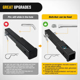 Nilight Trailer Hitch Extender 12 Inch Extension Length Fits 2 Inch Receiver Tube, view 4