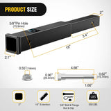 Nilight Trailer Hitch Extender 18 Inch Extension Length Fits 2 Inch Receiver Tube, view 2