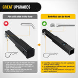 Nilight Trailer Hitch Extender 18 Inch Extension Length Fits 2 Inch Receiver Tube, view 4