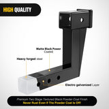 Nilight Trailer Hitch Extension Riser for 2 Inch Receiver with 8 Inch Rise or Drop with Bolt Nut Clip 10,000 lbs Capacity Adjustable Extend 4.7 Inch 6.7 Inch 8.6 Inch Length Black Coated for Class I-VI Receivers, view 3