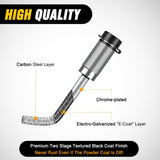 Nilight Trailer Hitch Lock Pin 1/2 Inch & 5/8 Inch Locking Receiver Hitch Pin Keyed Unique Weatherproof Anti-Theft Lockable Fits 2 Inch 2-1/2 Inch & 1-1/4 InchReceiver Tow Truck Boat Bike Truck Silver, view 3