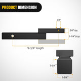 Nilight Trailer Hitch Mount Fits 1-1/4 Inch Receiver Tubes 3500 lbs 3/4-Inch Hole 1-1/4 Inch Drop 3/4 Inch Rise Not Include Hitch pin, view 2