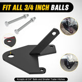 Nilight Trailer Hitch Receiver Compatible with Honda TRX 250 Recon ATV Hitch 1997-2018, view 5