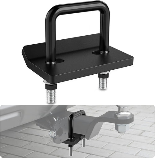 Nilight Trailer Hitch Tightener for 2 1/2 Inch Trailer Hitches 2.5 inch Hitch Mount Anti Rattle Heavy Duty Steel with Rubber Anti-Rust Triple Protective Matte Black