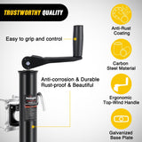 Nilight Trailer Jack 2000LBS Heavy Duty Swivel Bolt-On Trailer Jack 10 Inch Vertical Travel Alloy Steel Utility Trailers Tongue Jack Stand for RV Boat Horse Trailers Camper Utility Yacht Matt Black, view 4