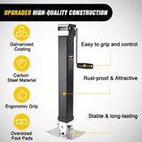 Nilight Trailer Jack 8000 LBS Weld On Heavy Duty Trailer Jacks Alloy Steel Square Direct Utility Trailers Tongue Jack 14 Inch Lift Adjustable Drop Leg RV Jack for Boat RV Camper Horse Yacht Trailers, view 5