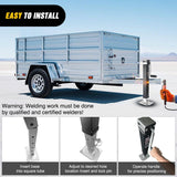 Nilight Trailer Jack 8000 LBS Weld On Heavy Duty Trailer Jacks Alloy Steel Square Direct Utility Trailers Tongue Jack 14 Inch Lift Adjustable Drop Leg RV Jack for Boat RV Camper Horse Yacht Trailers, view 6