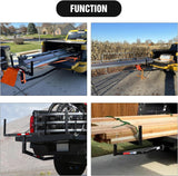 Nilight Truck Bed Extender w/Straps & Receiver Tightener & Flag, Fits 2-inch Hitch Receiver, 2-in 1 Pickup Hitch Mount Truck Bed Extension for Rack, SUV, Lumber, Ladder, Canoe, Boat, Kayak, Pipes, view 6