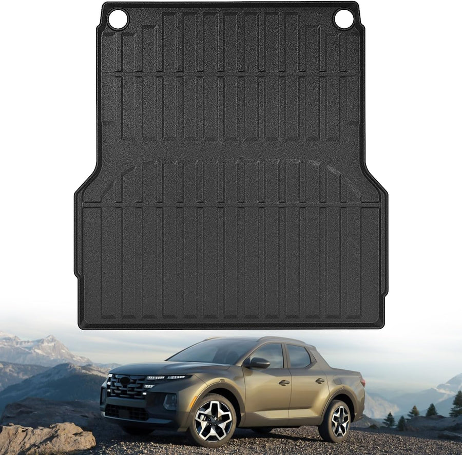 Nilight Truck Bed Mat 4.3 FT for 22-25 Hyundai Santa Cruz, TPE Heavy-Duty Pick-up Bed Liner for Hyundai Santa Cruz 2022 2023 2024 2025, Anti-Slip Texture, All Weather Protection
