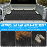 Nilight Truck Bed Mat 5.3 FT for 2017-2025 Honda Ridgeline, TPE Heavy-Duty Pick-up Bed Liner for Honda Accessories, Anti-Slip Texture, All Weather Protection, view 5