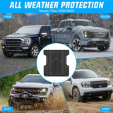 Nilight Truck Bed Mat 5.5 FT for 2004-2025 Nissan Titan, TPE Heavy-Duty Pick-up Bed Liner Accessories, Anti-Slip Texture, All Weather Protection, view 3