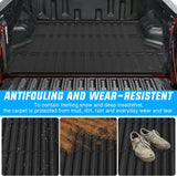 Nilight Truck Bed Mat Compatible with Ford Ranger 2024 2025 2026 5 FT | 5.0 FT Custom Fit, TPE Material, Heavy-Duty, Non-Slip, All Weather Protection, view 4