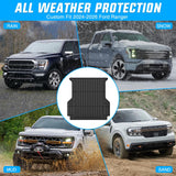 Nilight Truck Bed Mat Compatible with Ford Ranger 2024 2025 2026 5 FT | 5.0 FT Custom Fit, TPE Material, Heavy-Duty, Non-Slip, All Weather Protection, view 5