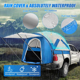 Nilight Truck Bed Tent 5.0-5.5FT Pickup Truck Tents with Removable Awning Waterproof PU2000mm Double Layer Rainfly Storage Bag 2-Person Sleeping Tailgate Bed Tents for Camping Travel Outdoor,Blue Grey, view 3