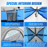 Nilight Truck Bed Tent 5.0-5.5FT Pickup Truck Tents with Removable Awning Waterproof PU2000mm Double Layer Rainfly Storage Bag 2-Person Sleeping Tailgate Bed Tents for Camping Travel Outdoor,Blue Grey, view 6