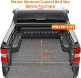 Nilight Truck Bed Tonneau Cover Hard Tri-fold Compatible with Ford F150 2015 2016 2017 2018 2019 2020 2021 2022 2023 2024 2025 2026-5.5ft, view 4
