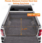 Nilight Truck Bed Tonneau Cover Soft Tri-fold Compatible with 1999-2006 Chevy Silverado/GMC Sierra 1500 2500 HD 3500 HD-6.6ft, view 4