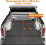 Nilight Truck Bed Tonneau Cover Soft Tri-fold Compatible with 1999-2024 Ford F250 F350 Super Duty-6.75ft 2013 2014 2015 2016 2017 2018 2019 2020 2021 2022 2023 2024, view 4