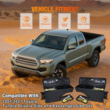 Nilight Truck Bed Tool Box Driver Side & Passenger Side Truck Tool Box Fit for Toyota Tundra 2007-2021 ABS Swing Case Truck Bed Storage Box with Lockable Lid Waterproof Wheel Well Toolbox Black, view 3