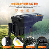 Nilight Truck Bed Tool Box Left Driver Side Truck Toolbox Fit for Chevrolet Silverado GMC Sierra 1500 2500 3500 2007-2018 Swing Case Truck Bed Storage Box w Lockable Lid Waterproof Wheel Well Toolbox, view 6