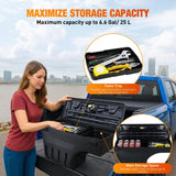Nilight Truck Bed Tool Box Left Drivers Side Tool Boxes Fit for Ford F-250/350 Super Duty 1999-2016 ABS Swing Case Truck Storage Box with Lockable Lid Waterproof Wheel Well Toolbox for Truck Bed, view 2
