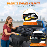 Nilight Truck Bed Tool Box Passenger Side Truck Tool Box Fit for Dodge Ram 1500 2500 3500 2002-2018 ABS Swing Case Truck Bed Storage Box w Lockable Lid Waterproof Wheel Well Toolbox, without Rambox, view 2