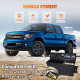 Nilight Truck Bed Tool Box Right Passenger Side Truck Tool Box Fit for Ford F-150 1999-2014 ABS Swing Case Truck Bed Storage Box with Lockable Lid Waterproof Wheel Well Toolbox Black, view 3