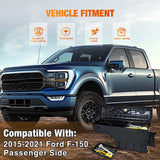 Nilight Truck Bed Tool Box Right Passenger Side Truck Tool Box Fit for Ford F-150 2015-2021 ABS Swing Case Truck Bed Storage Box with Lockable Lid Waterproof Wheel Well Toolbox Black, view 3