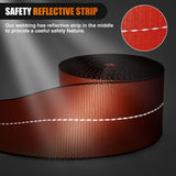 Nilight Truck Straps 4 Inch x 30' Heavy Duty Tie Down with Flat Hooks | 16800LBS Break Strength & 5400LBS WLL for Flatbed Trailer Cargo Control Recovery Tree Saver 10 Pack Red, view 4