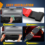 Nilight Truck Tailgate Light Strip 48Inch Arrow 432 LED with Red Running Brake Lights Amber Turn Signals Strobe Lights, view 5