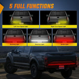 Nilight Truck Tailgate Light Strip 60 Inch Quad Row 648 LED Strip with Red Running Brake Lights White Reverse Lamp Amber Turn Signals, view 2
