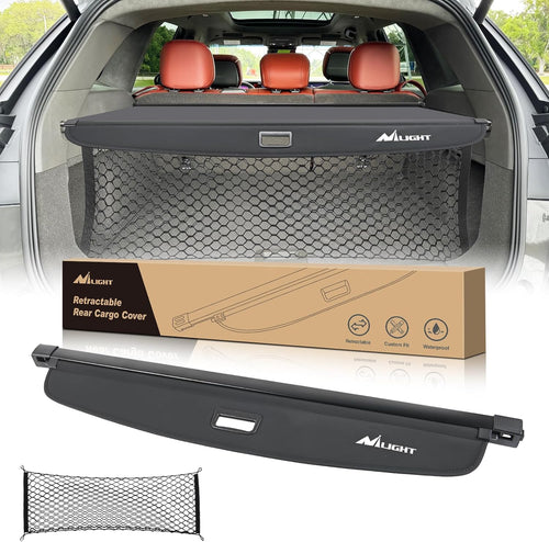 Nilight Trunk Cargo Cover Fit for Lincoln Nautilus 2024 2025 2026 | Retractable Security Shade, Includes Trunk Storage