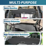 Nilight Trunk Cargo Cover for for Ford Escape 2013 2014 2015 2016 2017 2018 2019, Retractable Privacy Security Shield Shade Rear Trunk Cover, with Trunk Storage Net, view 4