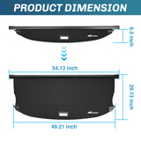 Nilight Trunk Cargo Cover for Hyundai Ioniq 5 2022 2023 2024 2025, Retractable Security Shade Rear Cargo Cover, with Trunk Storage Net, view 5