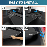 Nilight Trunk Cargo Cover for Hyundai Ioniq 5 2022 2023 2024 2025, Retractable Security Shade Rear Cargo Cover, with Trunk Storage Net, view 6
